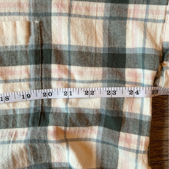 Madewell Short Sleeves Oversized Flannel Shirt - Picture 4 of 4